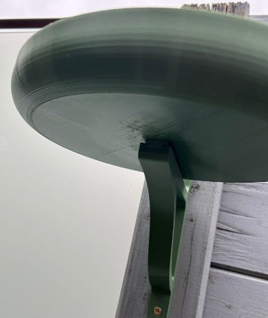 Wall-Mount Bird Bath with Removable Bowl – 3D Printed