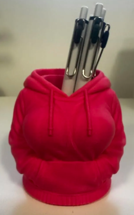 Busty Hoodie Pen Holder