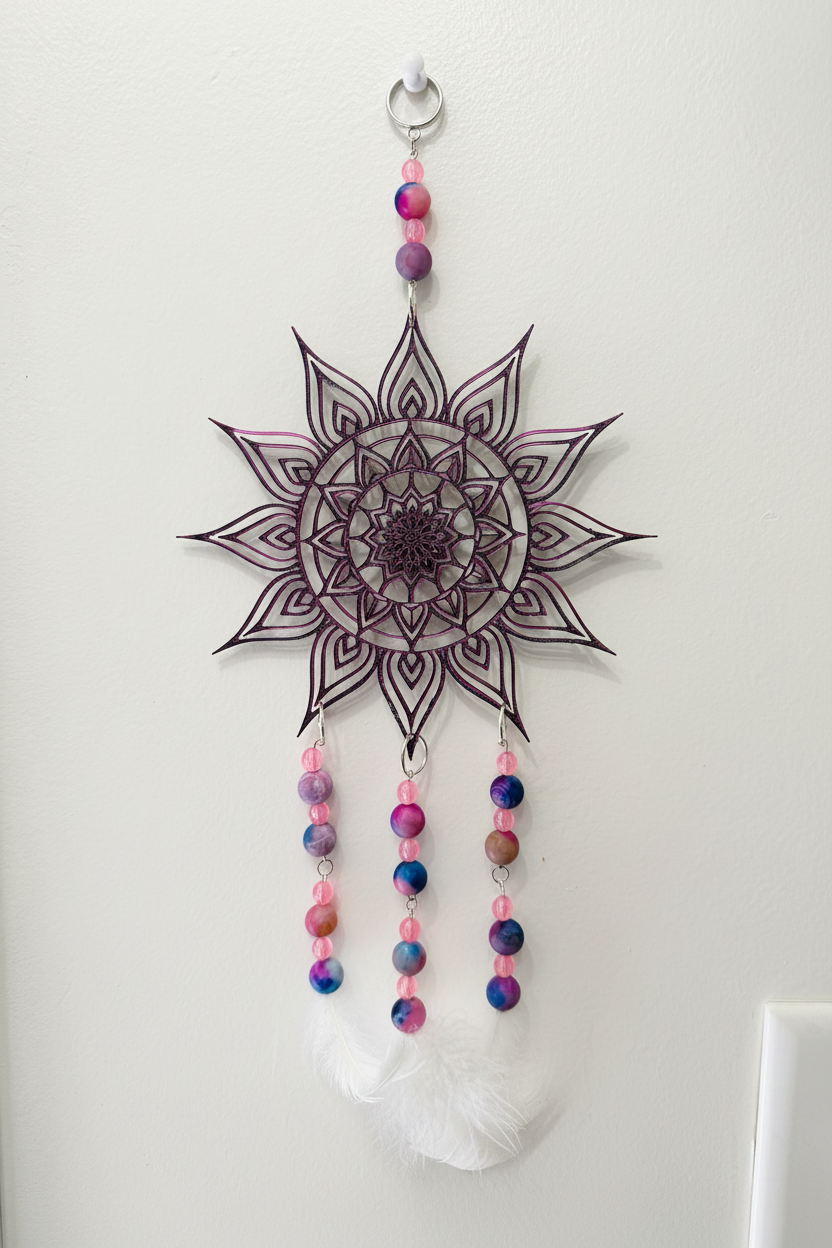 Mandala Dreamcatcher Wall - Enhanced
