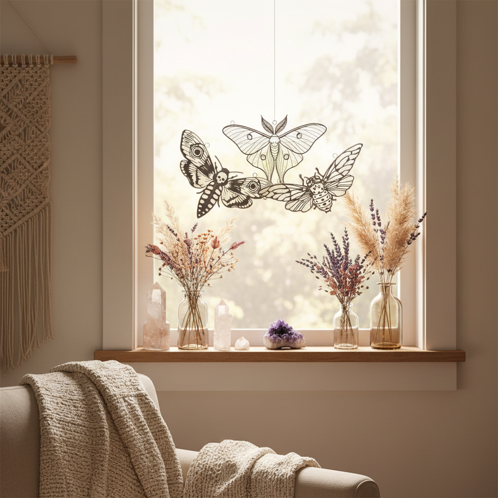 Moth Insect Sun Catchers Lifestyle