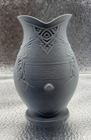 Celtic Owl Vase – 3D Printed Boho Mystic Decor