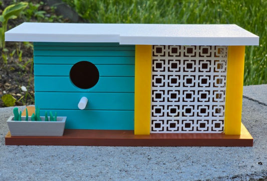 Mid Century Modern Birdhouse