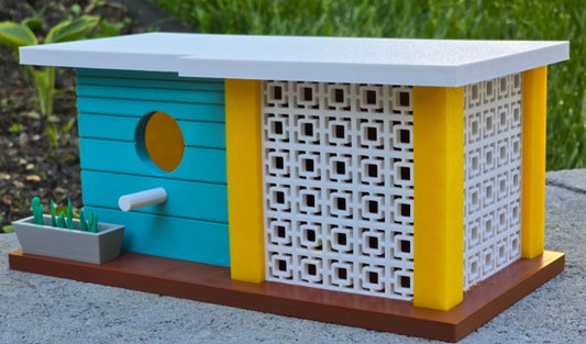 Mid Century Modern Birdhouse