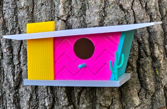 Mid Century Modern Birdhouse – 3D Printed