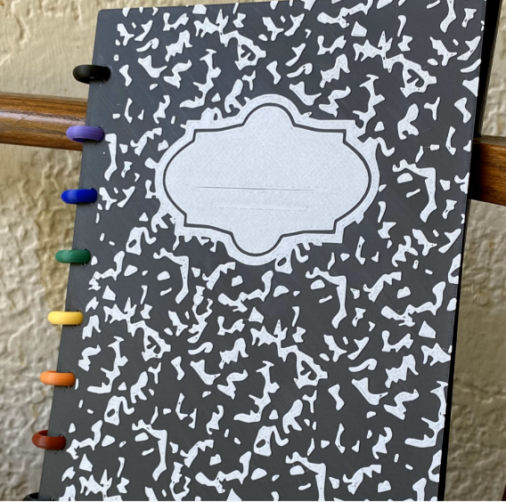 Disc Bound Notebook Cover