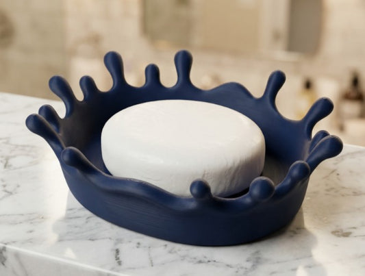 3D Printed Soap Dish with Drain Holes