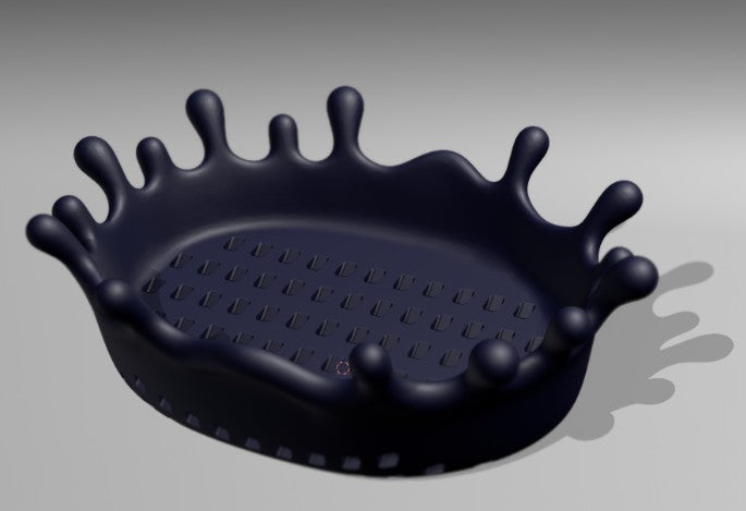 3D Printed Soap Dish with Drain Holes