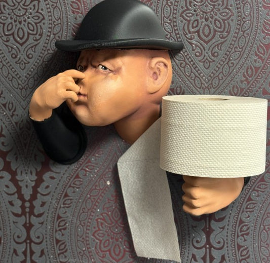 The Stinker — Wall-Mounted Toilet Paper Holder | Greywater Labs Recovered Materials Collection