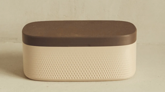 Bathroom Container Family Set – 3D Printed Diamond Pattern Organizers with Lids