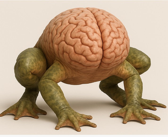 Froggicus Mentis — The Brain Frog | Greywater Labs Recovered Materials Collection