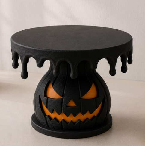 Halloween Jack-o'-Lantern Cake Stand