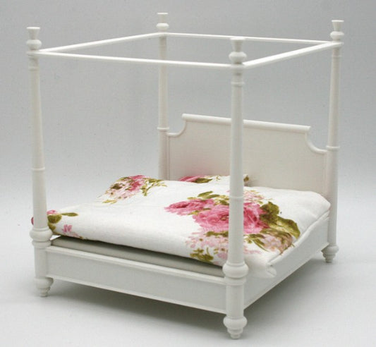 1:12 Scale Miniature Canopy Bed