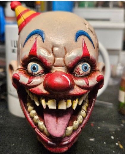 Mr Fancypants — Creepy Clown Doll Head Sculpt | Greywater Labs Recovered Materials Collection