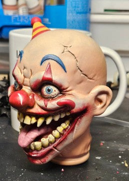Mr Fancypants — Creepy Clown Doll Head Sculpt | Greywater Labs Recovered Materials Collection