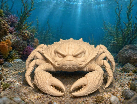 Grumpy Crab — Deep Sea Specimen | Greywater Labs Recovered Materials Collection