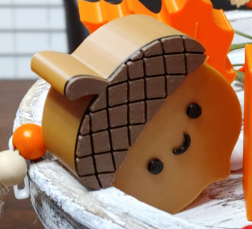 Fall decoration set styled on a tiered tray