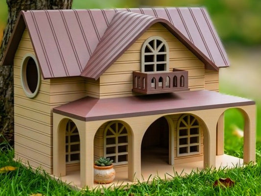 Meadowview Manor Luxury Architectural Birdhouse – 3D Printed