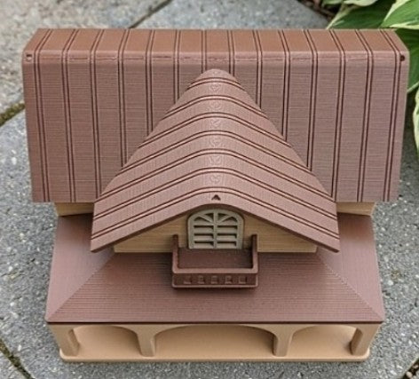 Meadowview Manor Luxury Architectural Birdhouse – 3D Printed