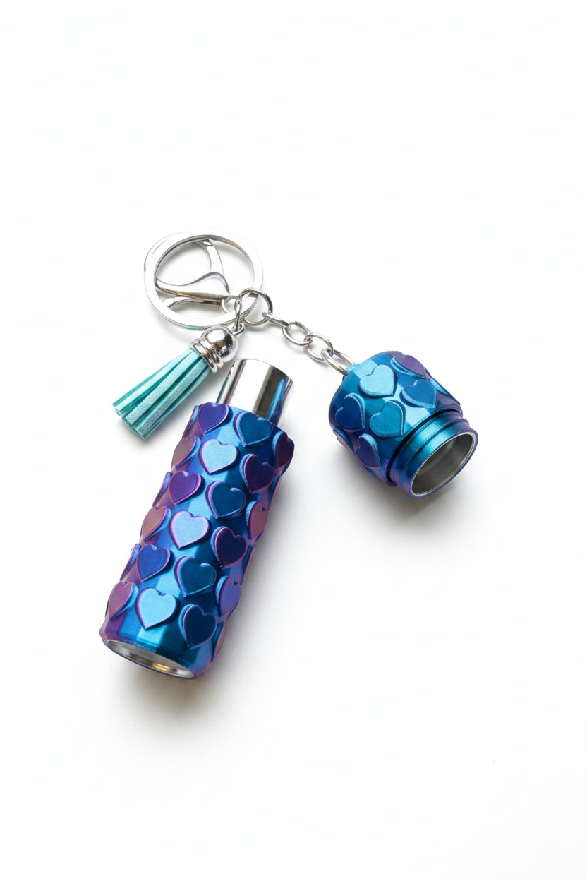 Heart Chapstick Holder - Open