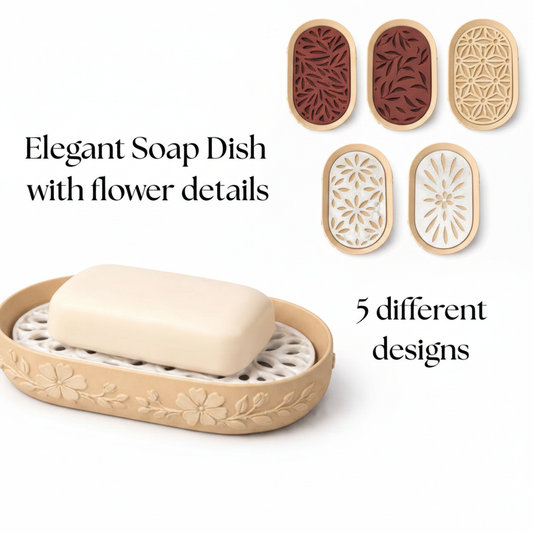 Enhanced elegant soap dish promotional image