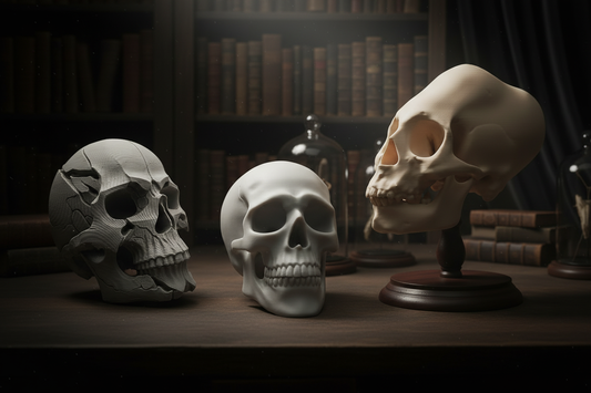 The Skull Vault - all three skulls bundle display