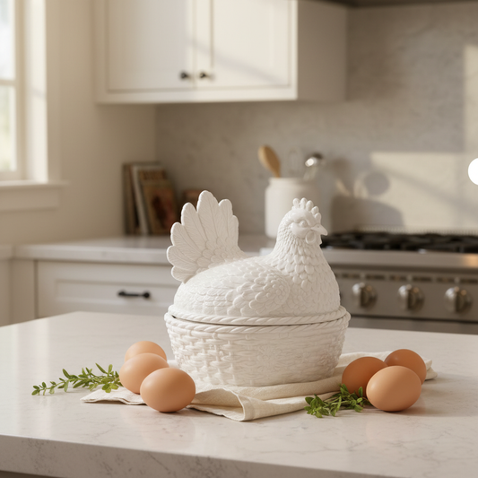 Hen on a Nest lifestyle scene