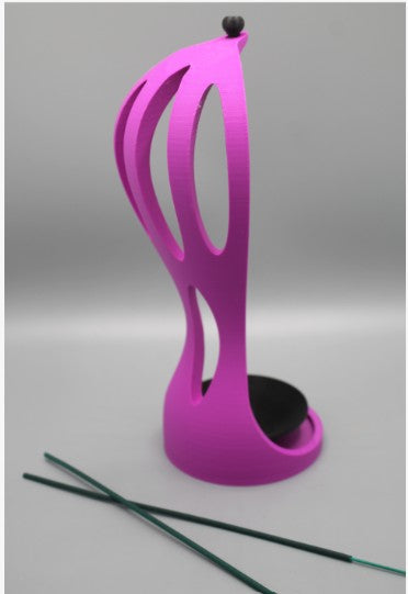 Sculptural Incense Holder – 3D Printed Boho Mystic Decor