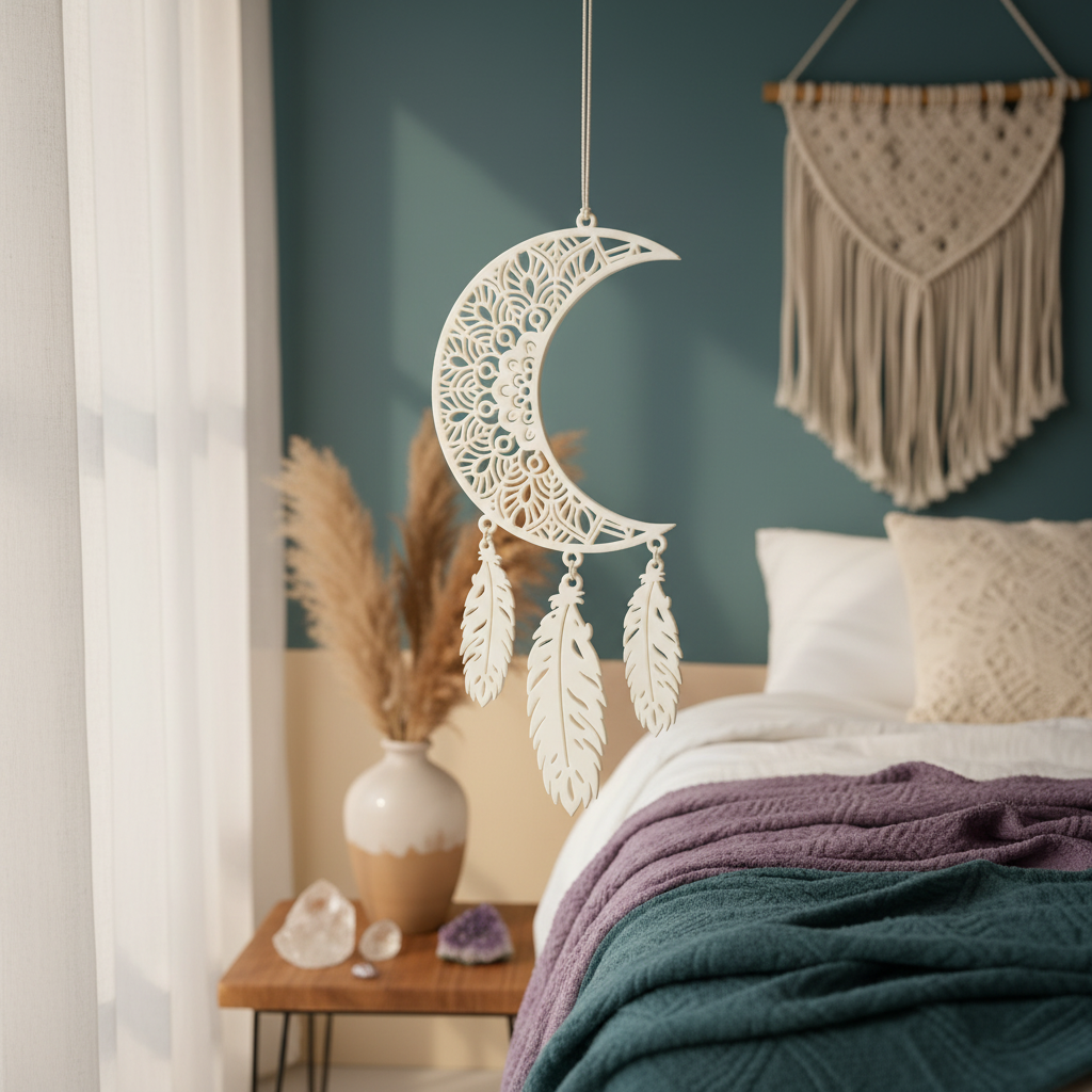 Mandala Moon Dream Catcher Lifestyle