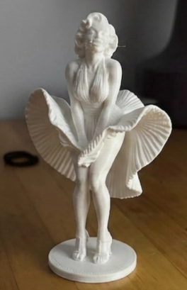 Icon in Marble – Classic Cinema Inspired Figure Sculpture | The Boudoir