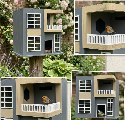 Avian Loft Modern Birdhouse – 3D Printed