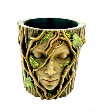 Nature Spirit Planter – Hand-Painted 3D Printed Boho Mystic Decor