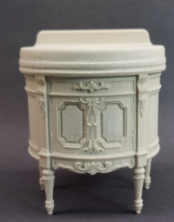 1:12 Scale Victorian Bathroom Vanity Sink - 3D Printed Dollhouse Miniature