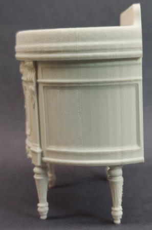 1:12 Scale Victorian Bathroom Vanity Sink - 3D Printed Dollhouse Miniature