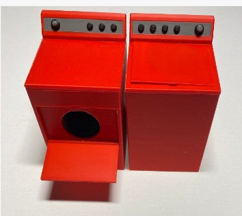 1:12 Scale Miniature Washer & Dryer Set